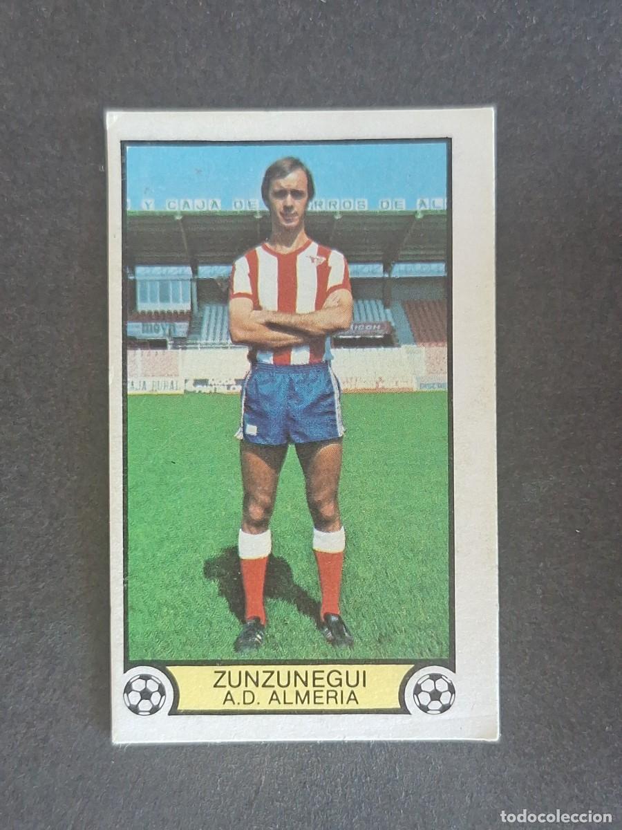 Cartes &agrave; collectionner de Football: L3 ZUNZUNEGUI U. D. ALMERIA LIGA ESTE 1979 1980 79 80 DESPEGADO RECUPERADO