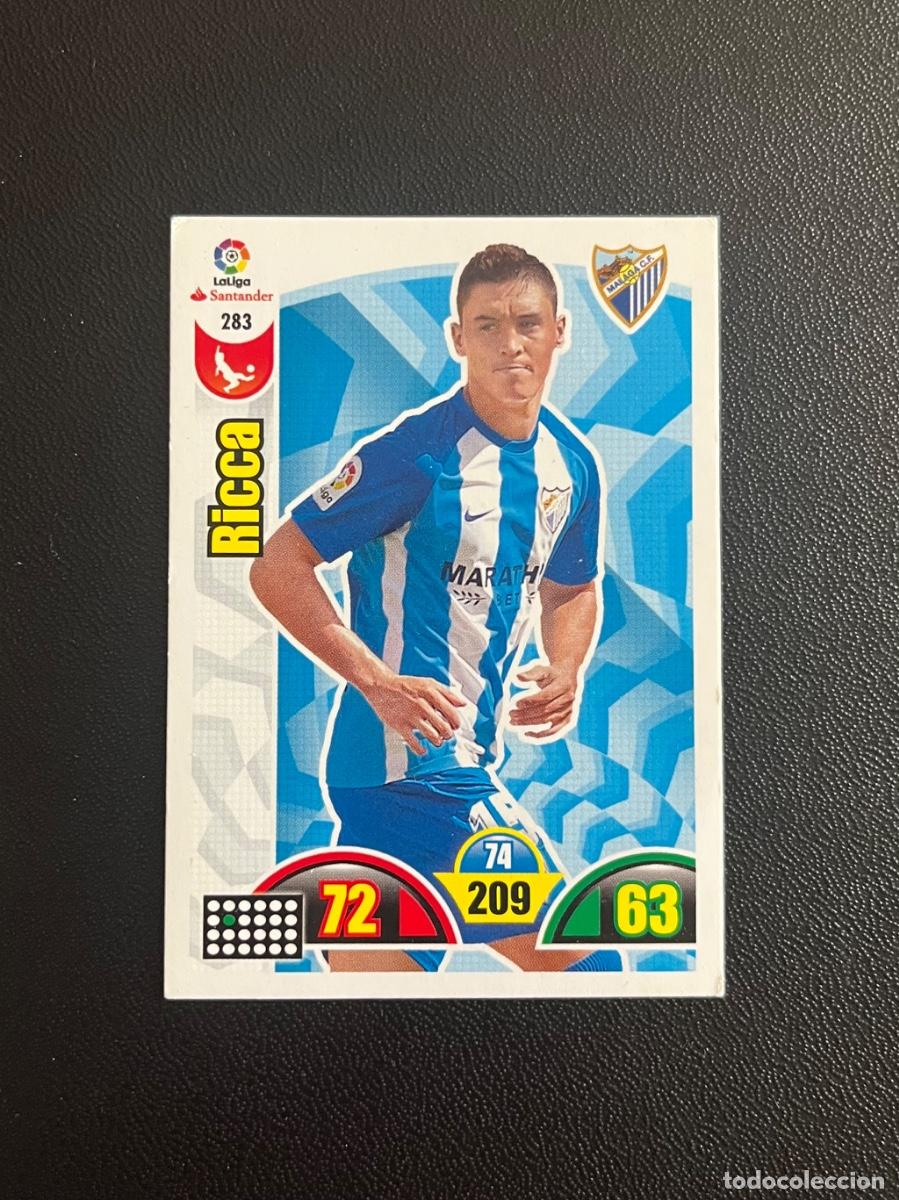 Cartes &agrave; collectionner de Football: 283 RICCA M&Aacute;LAGA CF ADRENALYN 2017 2018 CROMO PANINI LA LIGA SANTANDER 17 18
