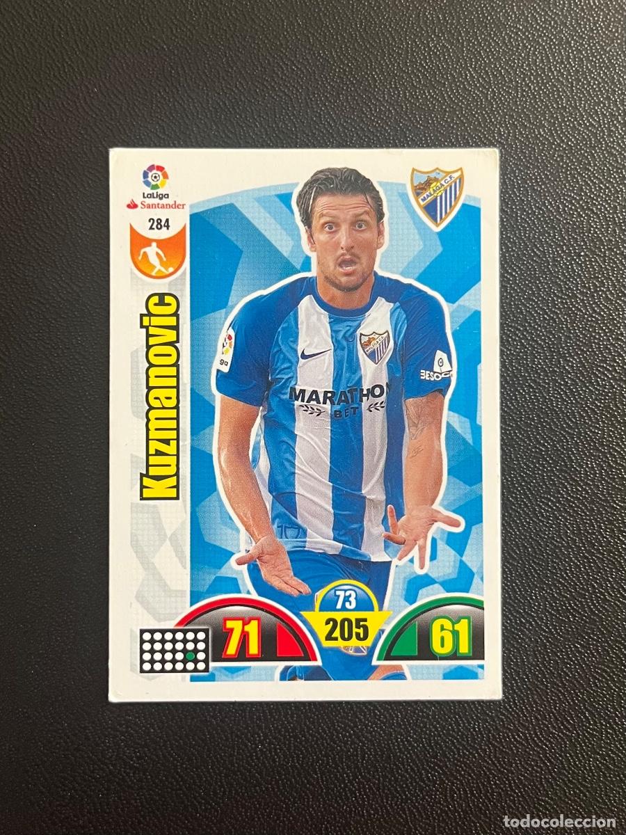 Cartes &agrave; collectionner de Football: 284 KUZMANOVIC M&Aacute;LAGA CF ADRENALYN 2017 2018 CROMO PANINI LA LIGA SANTANDER 17 18