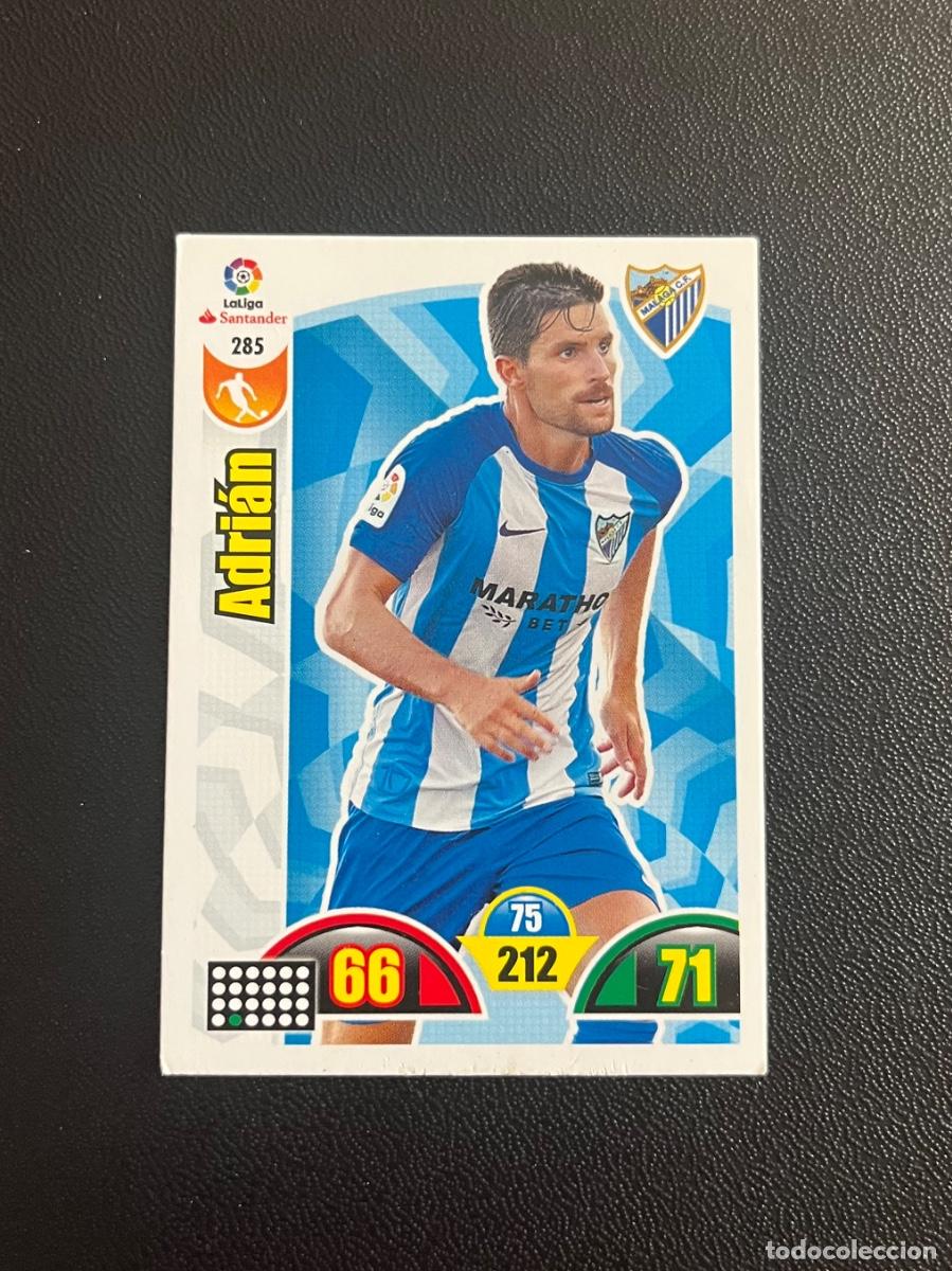 Cartes &agrave; collectionner de Football: 285 ADRI&Aacute;N M&Aacute;LAGA CF ADRENALYN 2017 2018 CROMO PANINI LA LIGA SANTANDER 17 18