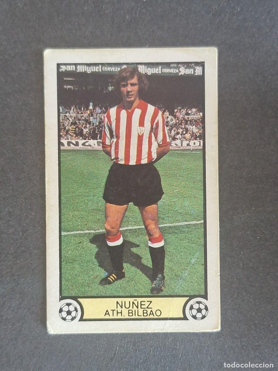 Cromos de f&uacute;tbol: L3 NU&Ntilde;EZ ATHLETIC CLUB DE BILBAO LIGA ESTE 1979 1980 79 80 DESPEGADO RECUPERADO