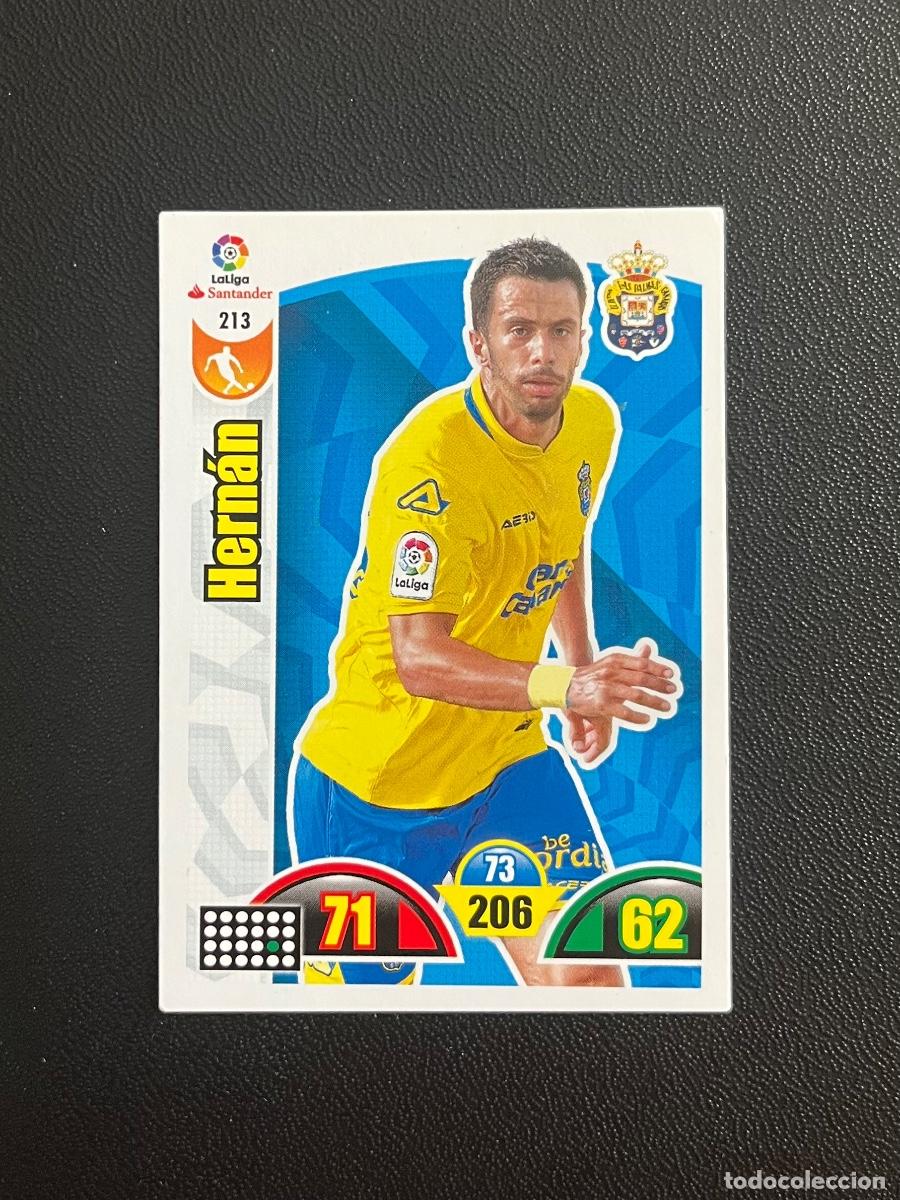 Cromos de f&uacute;tbol: 213 HERN&Aacute;N UD LAS PALMAS ADRENALYN 2017 2018 CROMO PANINI LA LIGA SANTANDER 17 18