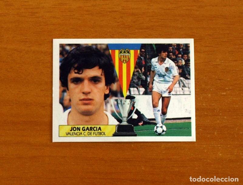 Cromos de f&uacute;tbol: Valencia - Jon Garcia - Ediciones Este Liga 1987-1988, 87-88 - Cromo Nunca pegado