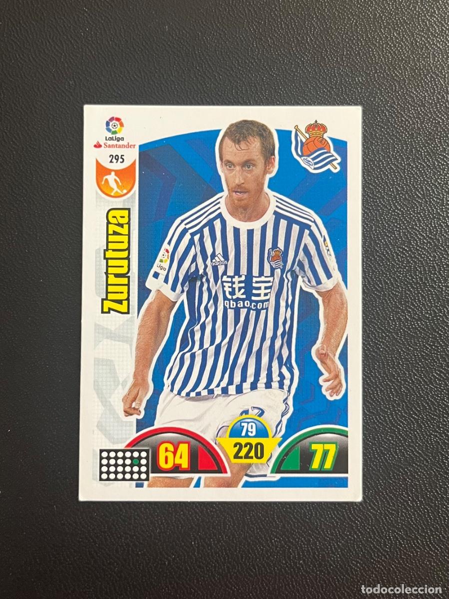 Cromos de f&uacute;tbol: 295 ZURUTUZA REAL SOCIEDAD ADRENALYN 2017 2018 CROMO PANINI LA LIGA SANTANDER 17 18