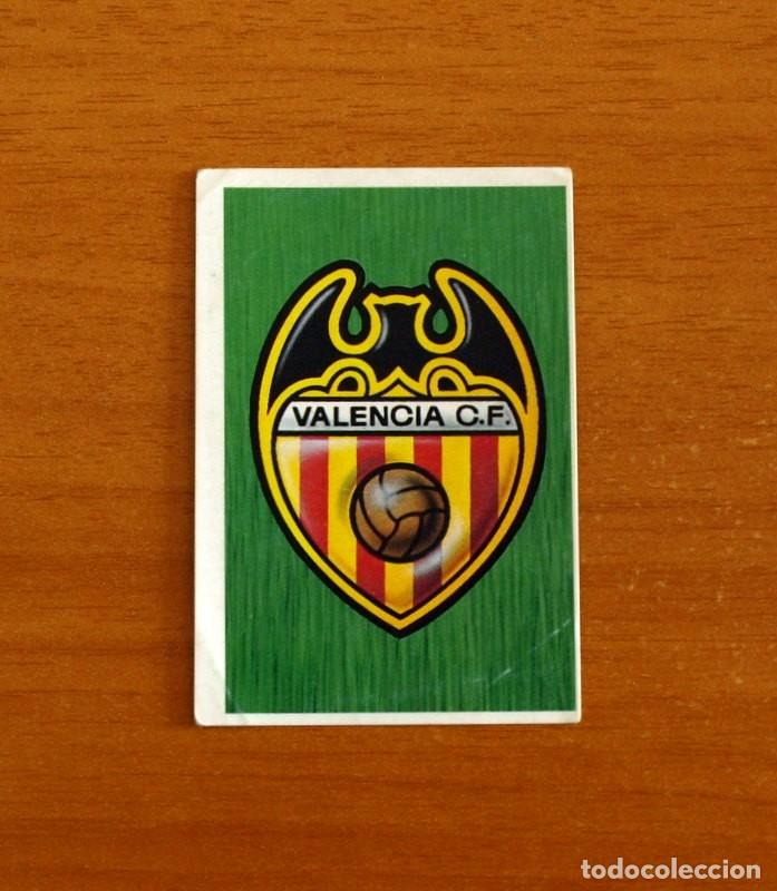 Figurine di Calcio: Valencia - Escudo - Ediciones Este Liga 1988-1989, 88-89 - Cromo nunca pegado