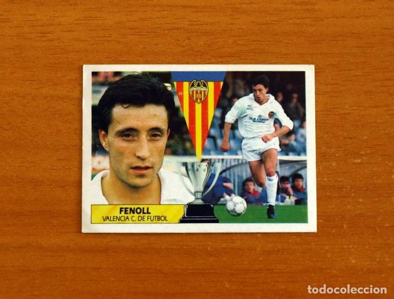 Cromos de Futebol: Valencia - Fenoll - Ediciones Este Liga 1987-1988, 87-88 - Cromo Nunca pegado