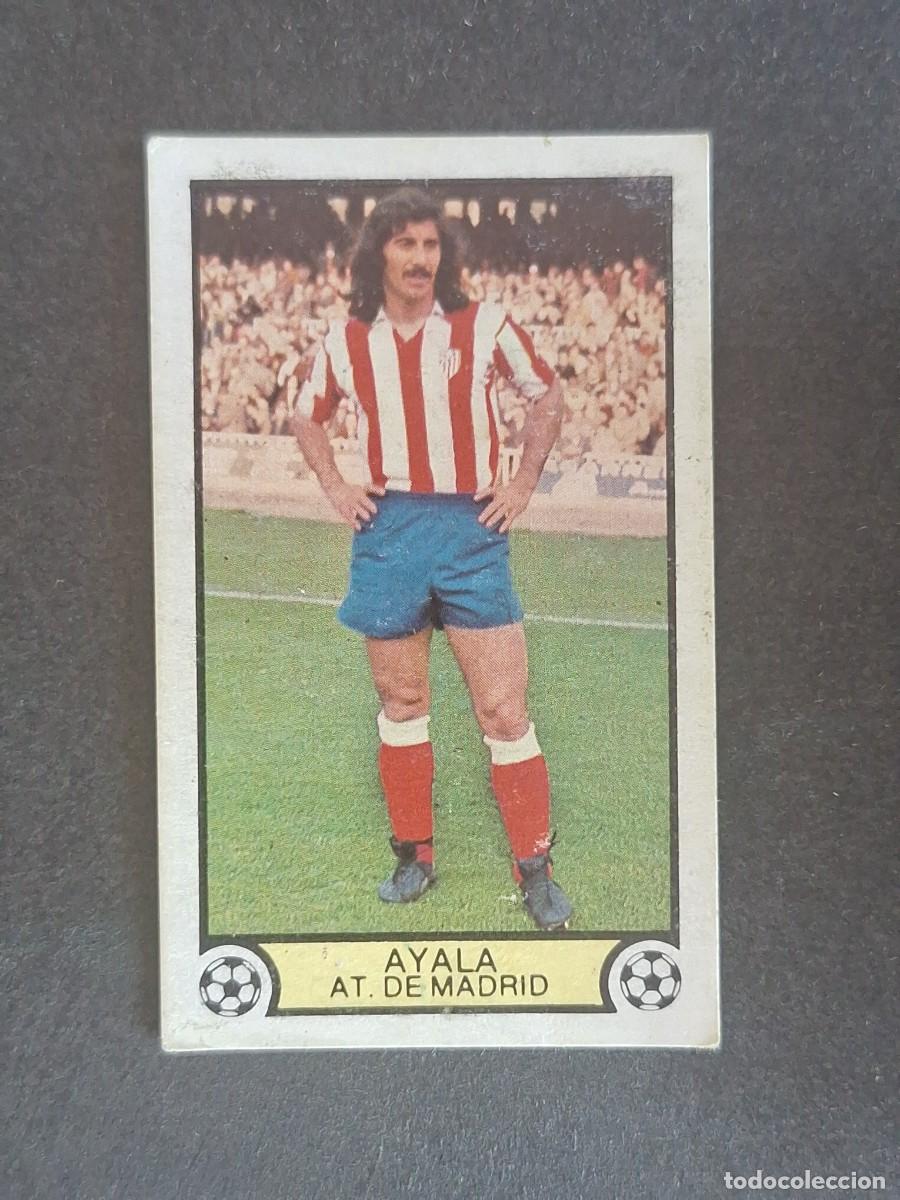 Fu&szlig;ball-Sticker: L3 AYALA ATLETICO DE MADRID LIGA ESTE 1979 1980 79 80 DESPEGADO RECUPERADO