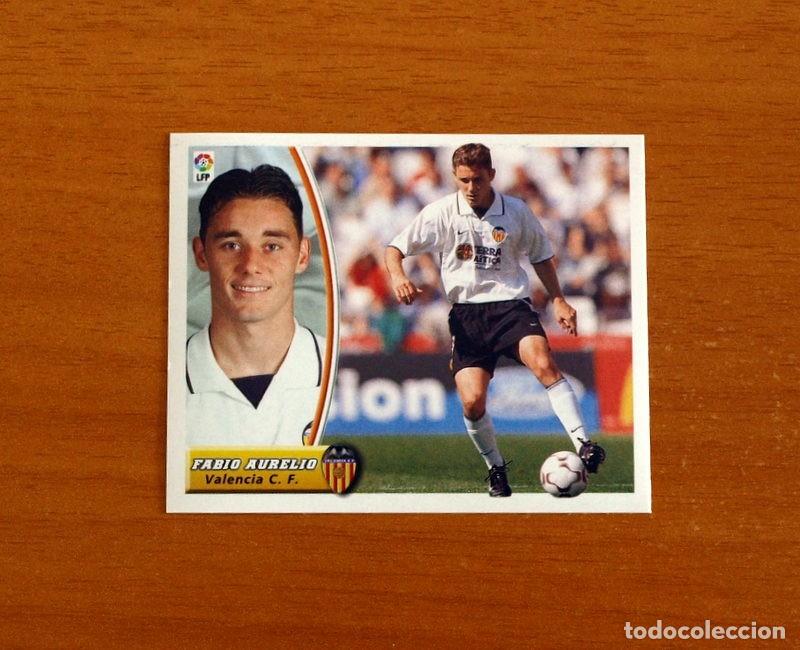 Fu&szlig;ball-Sticker: Valencia - Fabio Aurelio - Ediciones Este Liga 2003-2004, 03-04 - Nunca pegado