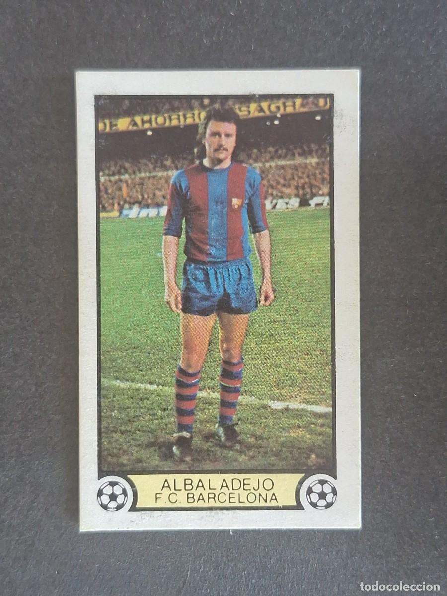 Cartes &agrave; collectionner de Football: L3 ALBADALEJO F. C. BARCELONA LIGA ESTE 1979 1980 79 80 DESPEGADO RECUPERADO