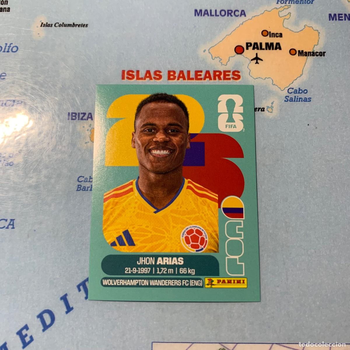 Cartes &agrave; collectionner de Football: Colombia n&uacute;mero 17 cromo panini Mundial Fifa World Cup 2026