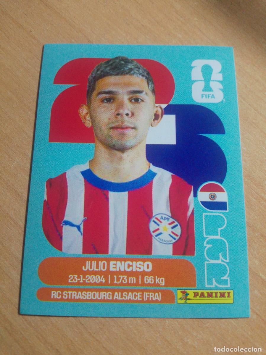 Fu&szlig;ball-Sticker: ENCISO PARAGUAY PAR 15 MUNDIAL FIFA WORLD CUP 2026 26 PANINI STICKERS NUEVO