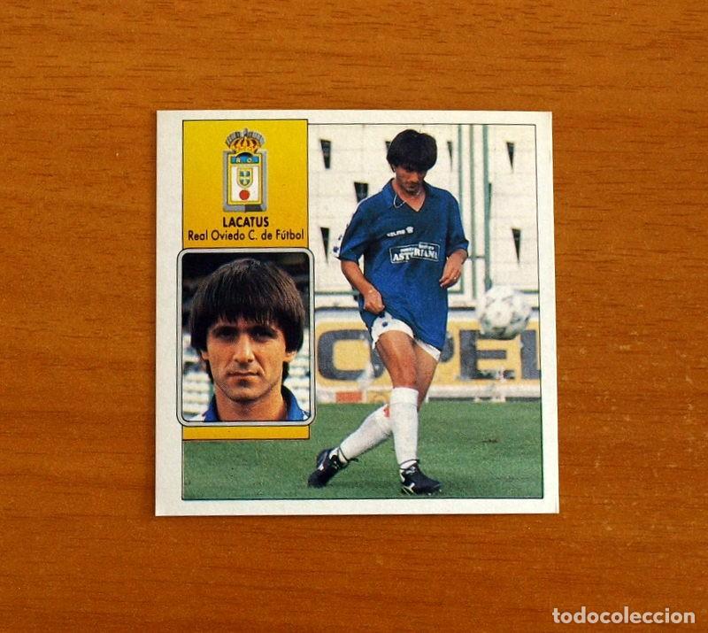 Cromos de f&uacute;tbol: Real Oviedo - Lacatus - Ediciones Este Liga 1992-1993, 92-93 - Nunca pegado