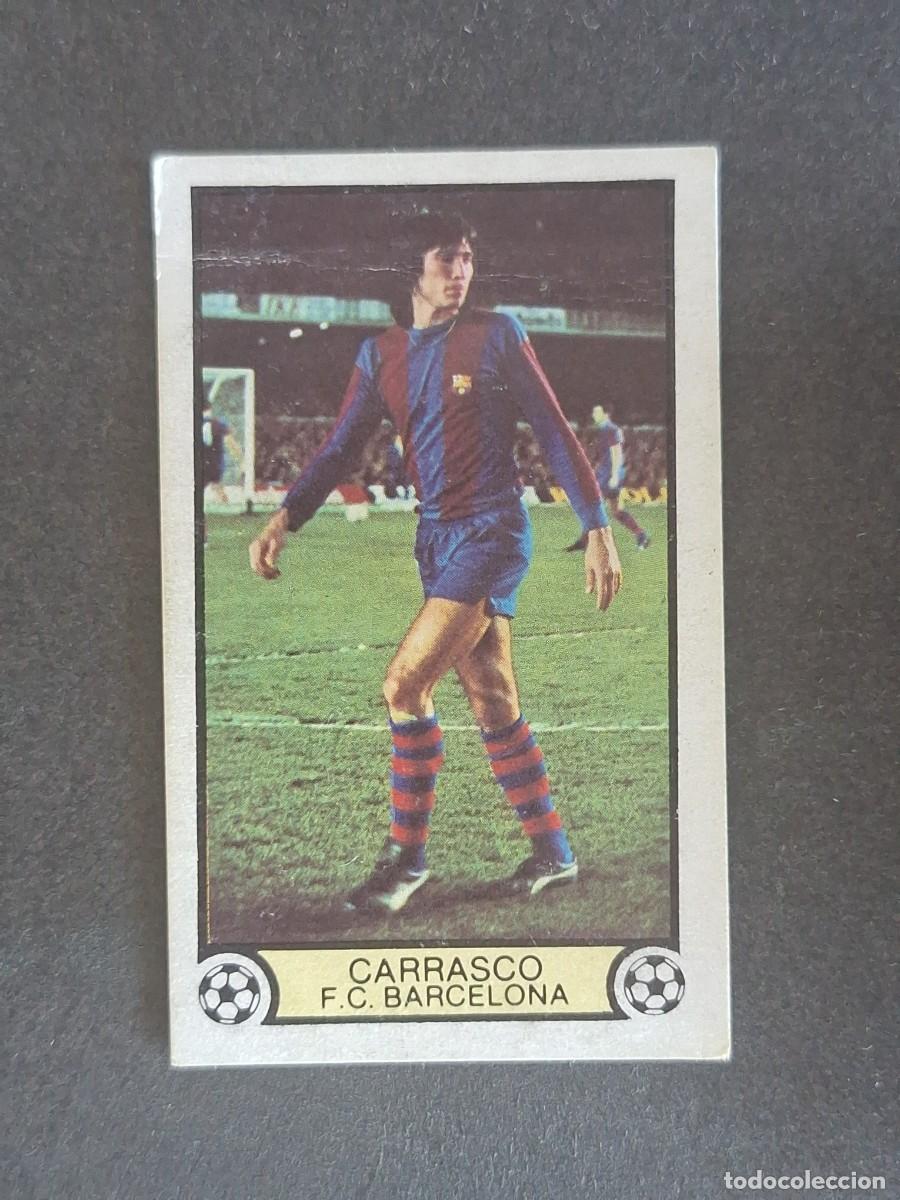 Cromos de f&uacute;tbol: L3 CARRASCO F. C. BARCELONA LIGA ESTE 1979 1980 79 80 DESPEGADO RECUPERADO