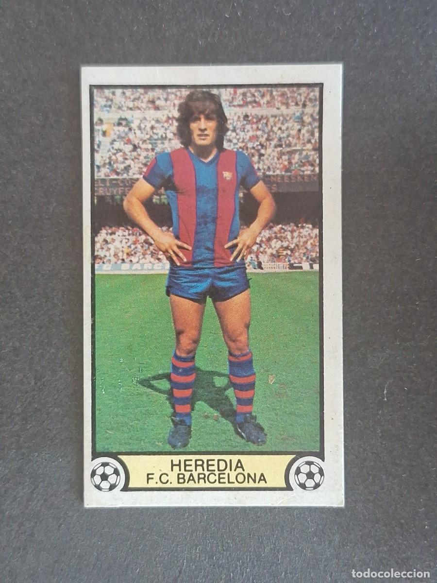 Cromos de f&uacute;tbol: L3 HEREDIA F. C. BARCELONA LIGA ESTE 1979 1980 79 80 DESPEGADO RECUPERADO