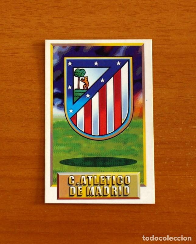 Cromos de f&uacute;tbol: Atl&eacute;tico Madrid - Escudo - Ediciones Este Liga 1993-1994, 93-94 - De cart&oacute;n, nunca pegado
