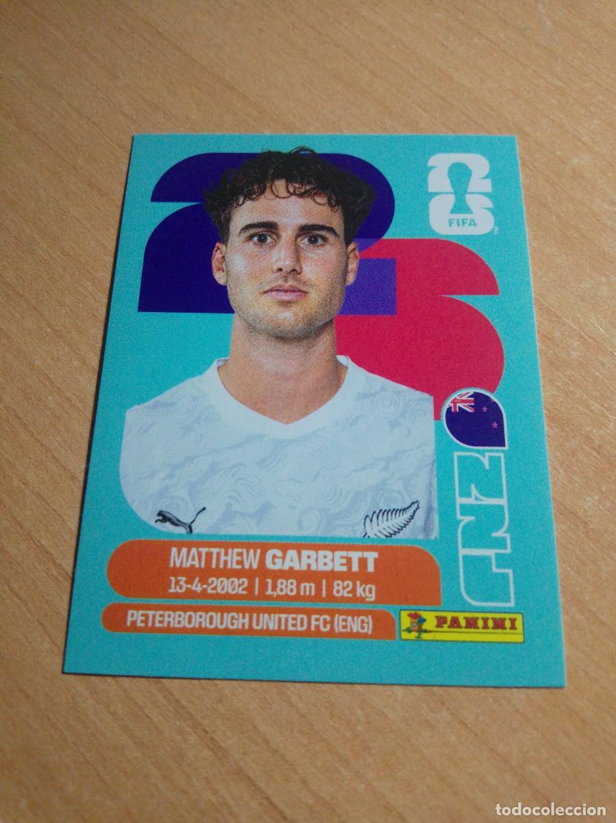 Cromos de f&uacute;tbol: NZL 14 MATTHEW GARBETT NUEVA ZELANDA MUNDIAL FIFA WORLD CUP 2026 26 PANINI STICKERS NUEVO
