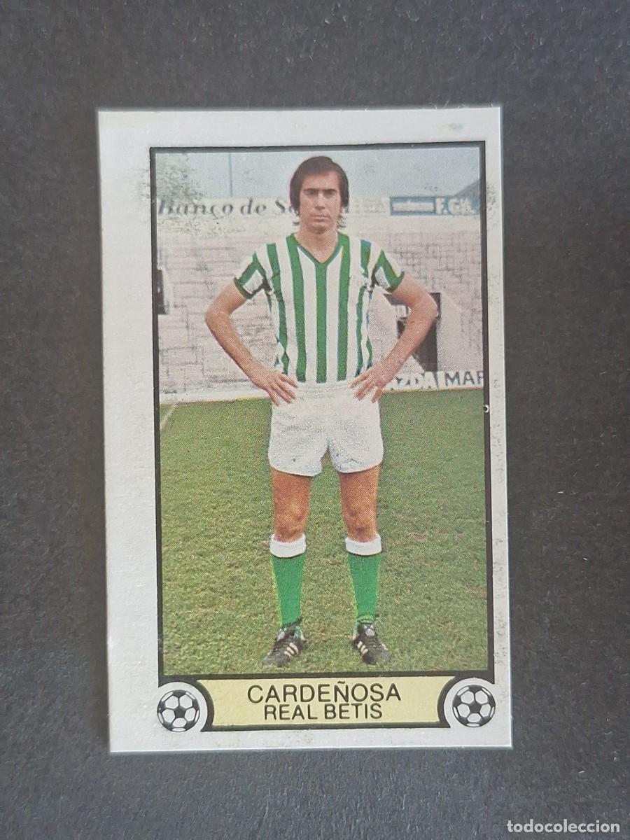 Cromos de f&uacute;tbol: L3 CARDE&Ntilde;OSA REAL BETIS BALOMPIE LIGA ESTE 1979 1980 79 80 DESPEGADO RECUPERADO