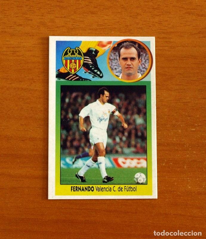 Cromos de f&uacute;tbol: Valencia - Fernando - Ediciones Este Liga 1993-1994, 93-94 - De cart&oacute;n, nunca pegado