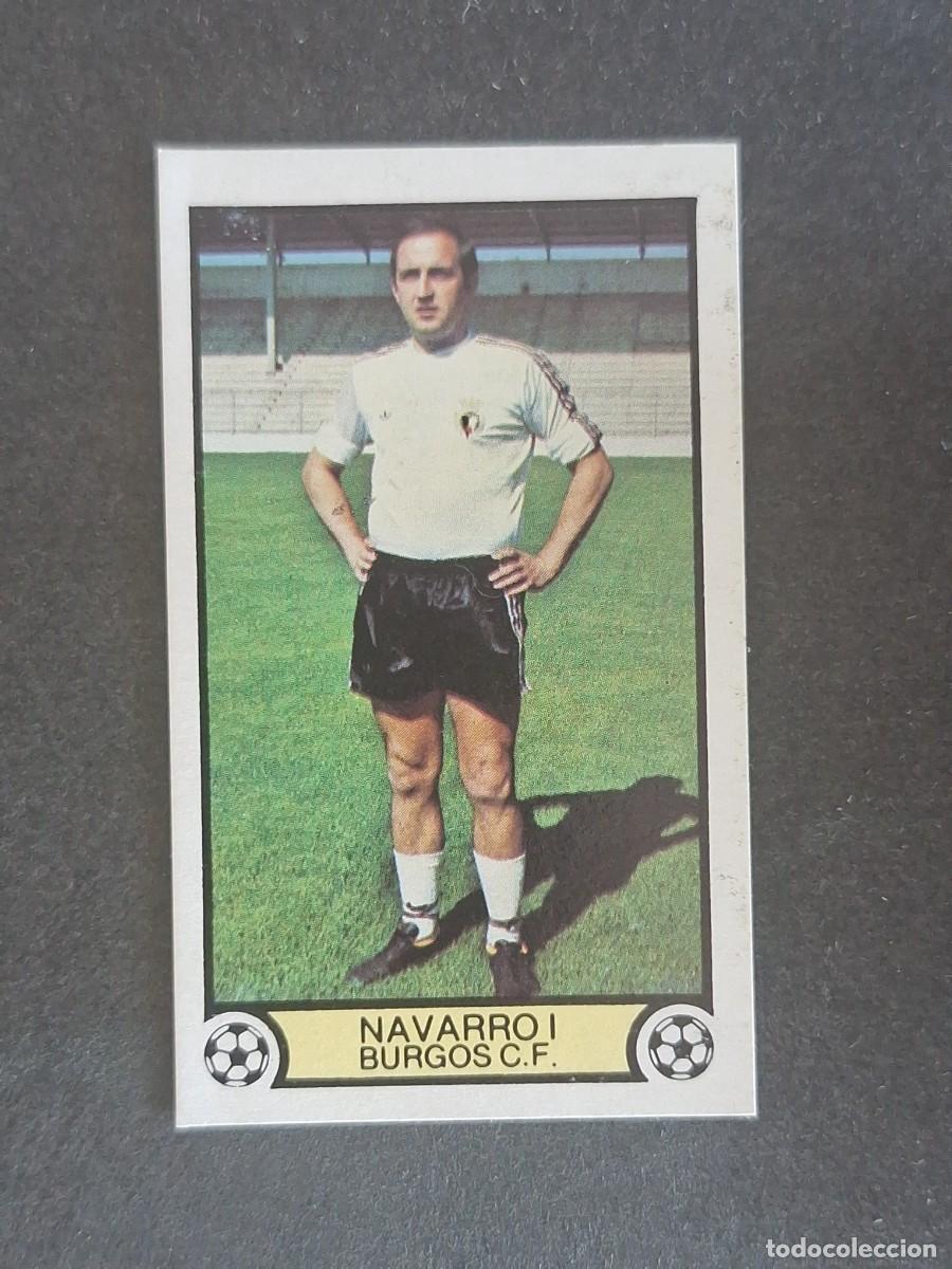 Cromos de f&uacute;tbol: L3 NAVARRO I BURGOS C. F. LIGA ESTE 1979 1980 79 80 DESPEGADO RECUPERADO