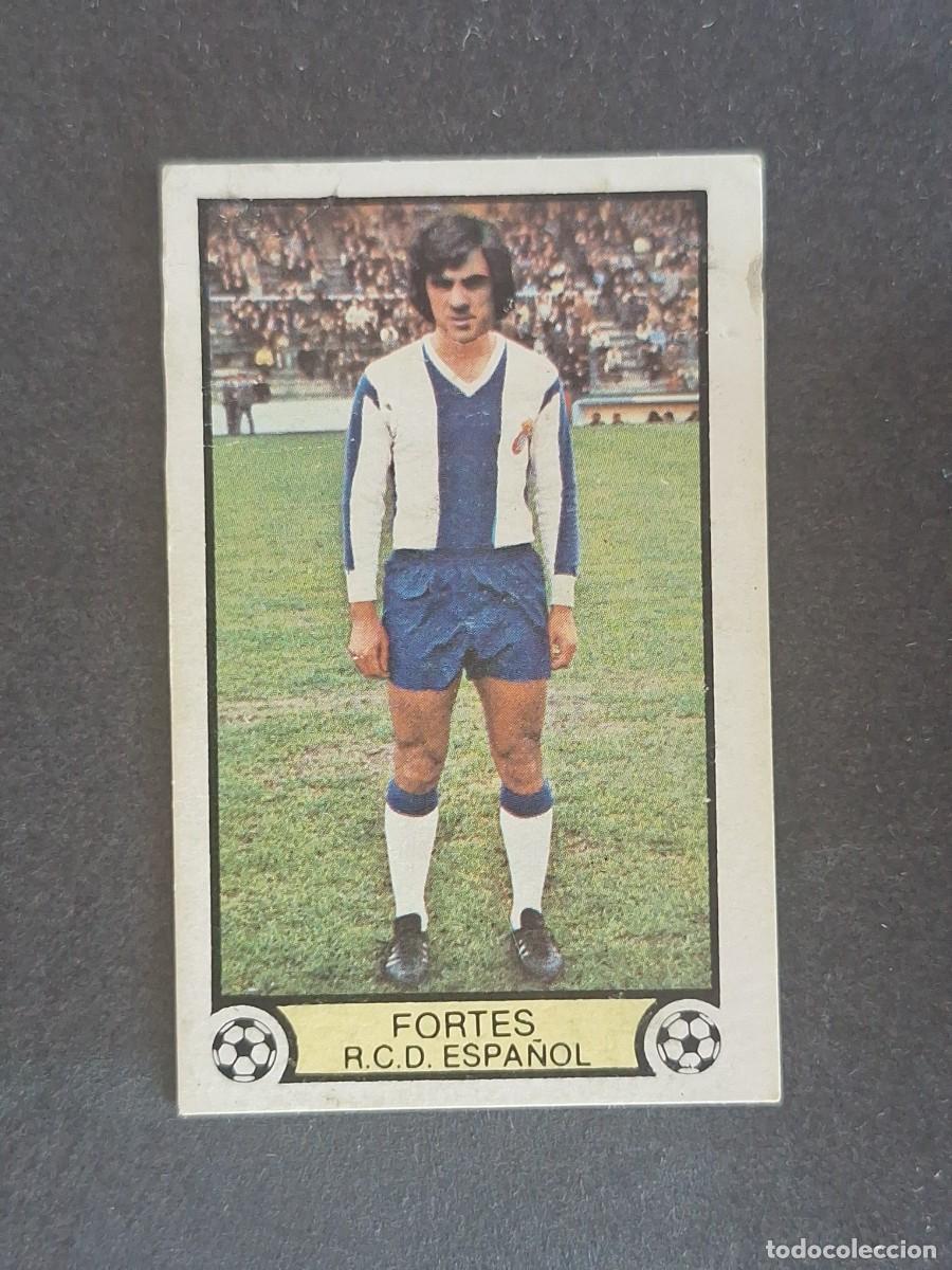 Cromos de f&uacute;tbol: L3 FORTES R. C. D. ESPA&Ntilde;OL LIGA ESTE 1979 1980 79 80 DESPEGADO RECUPERADO