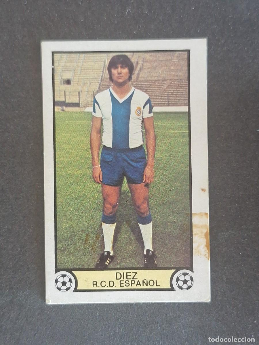 Cromos de f&uacute;tbol: L3 DIEZ R. C. D. ESPA&Ntilde;OL LIGA ESTE 1979 1980 79 80 DESPEGADO RECUPERADO