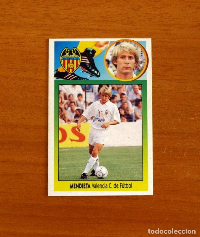 Cromos de f&uacute;tbol: Valencia - Mendieta - Ediciones Este Liga 1993-1994, 93-94 - De cart&oacute;n, nunca pegado