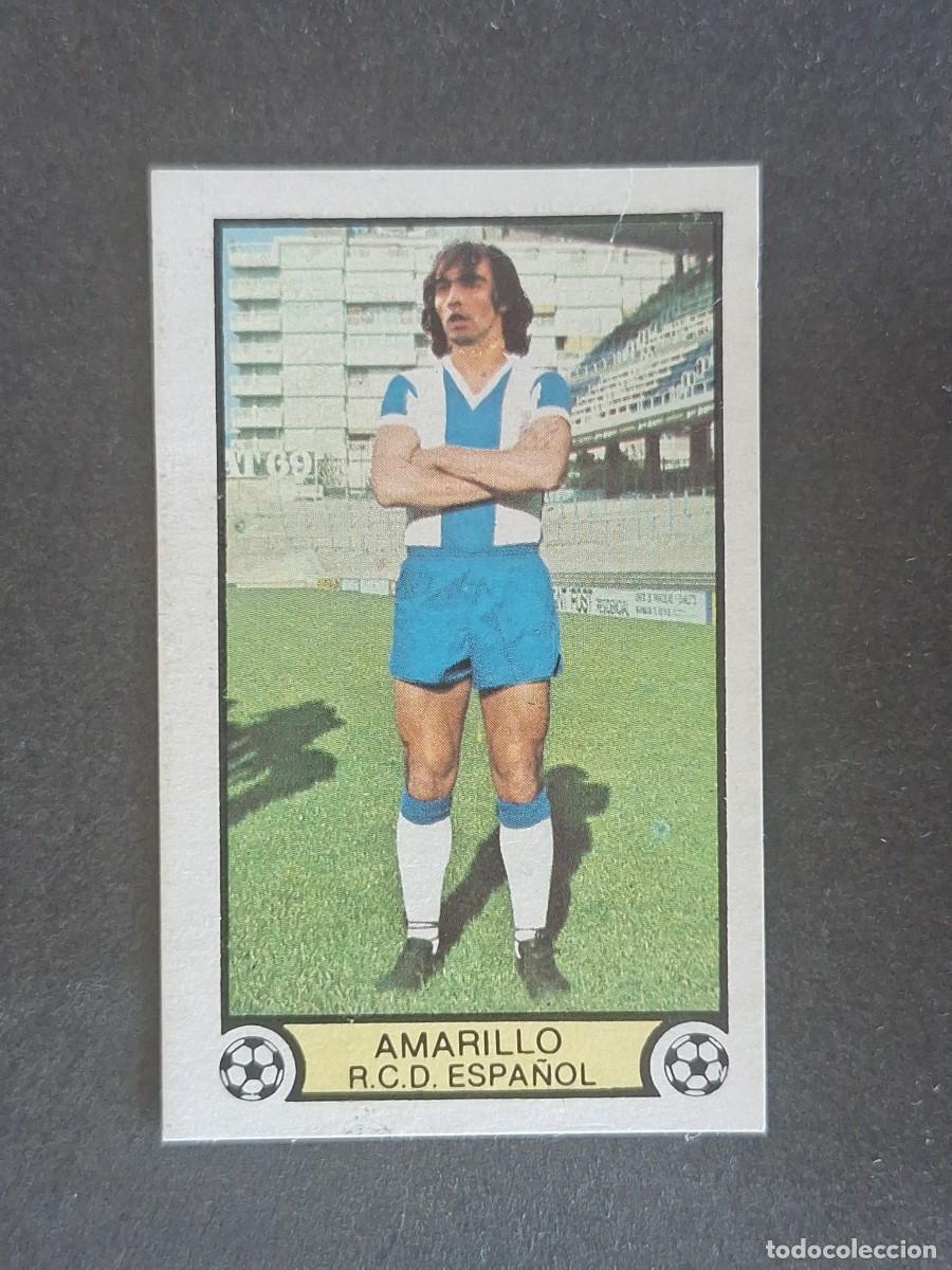 Cromos de f&uacute;tbol: L3 AMARILLO R. C. D. ESPA&Ntilde;OL LIGA ESTE 1979 1980 79 80 DESPEGADO RECUPERADO