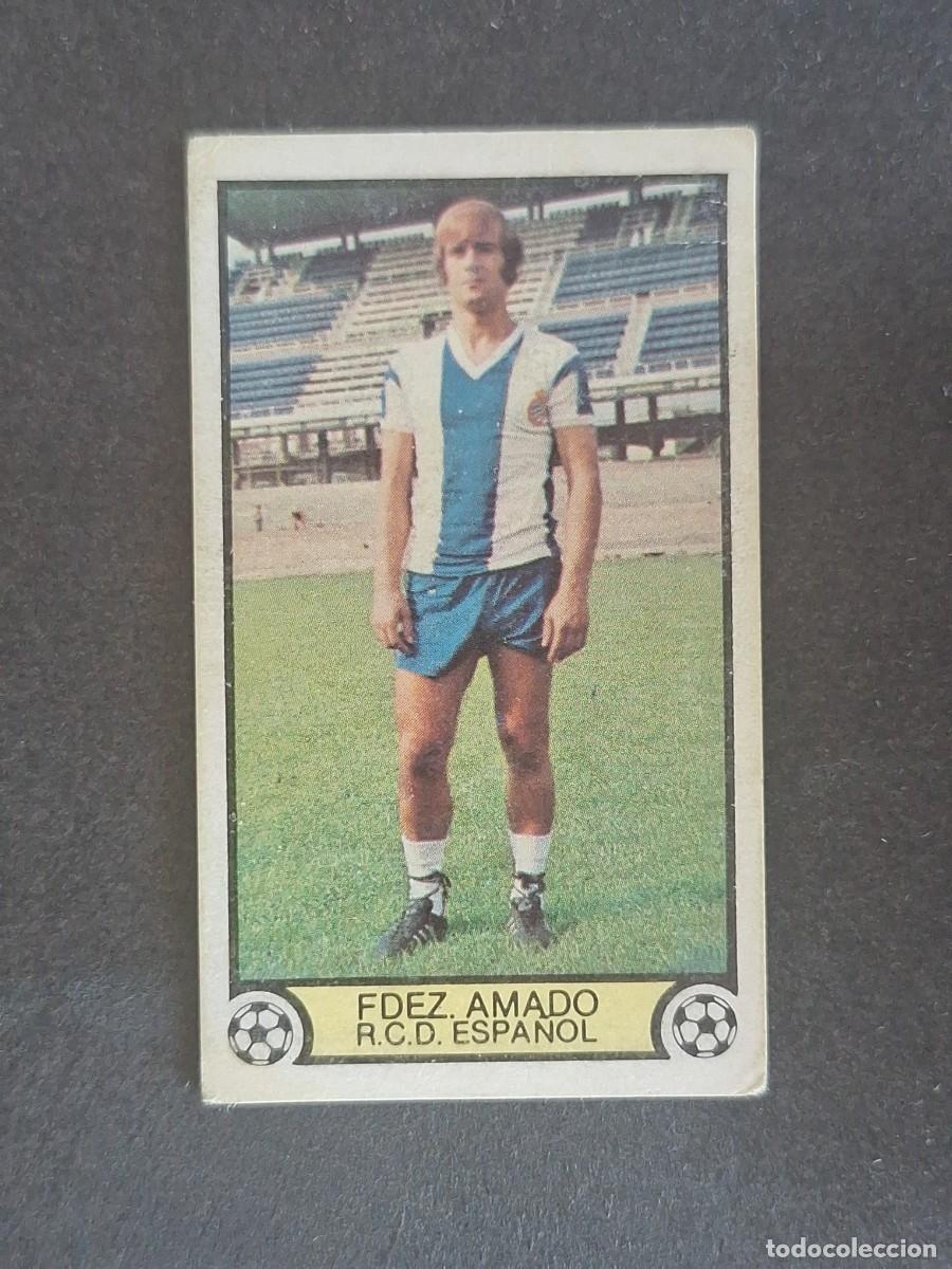 Cromos de f&uacute;tbol: L3 FERNANDEZ AMADO R. C. D. ESPA&Ntilde;OL LIGA ESTE 1979 1980 79 80 DESPEGADO RECUPERADO
