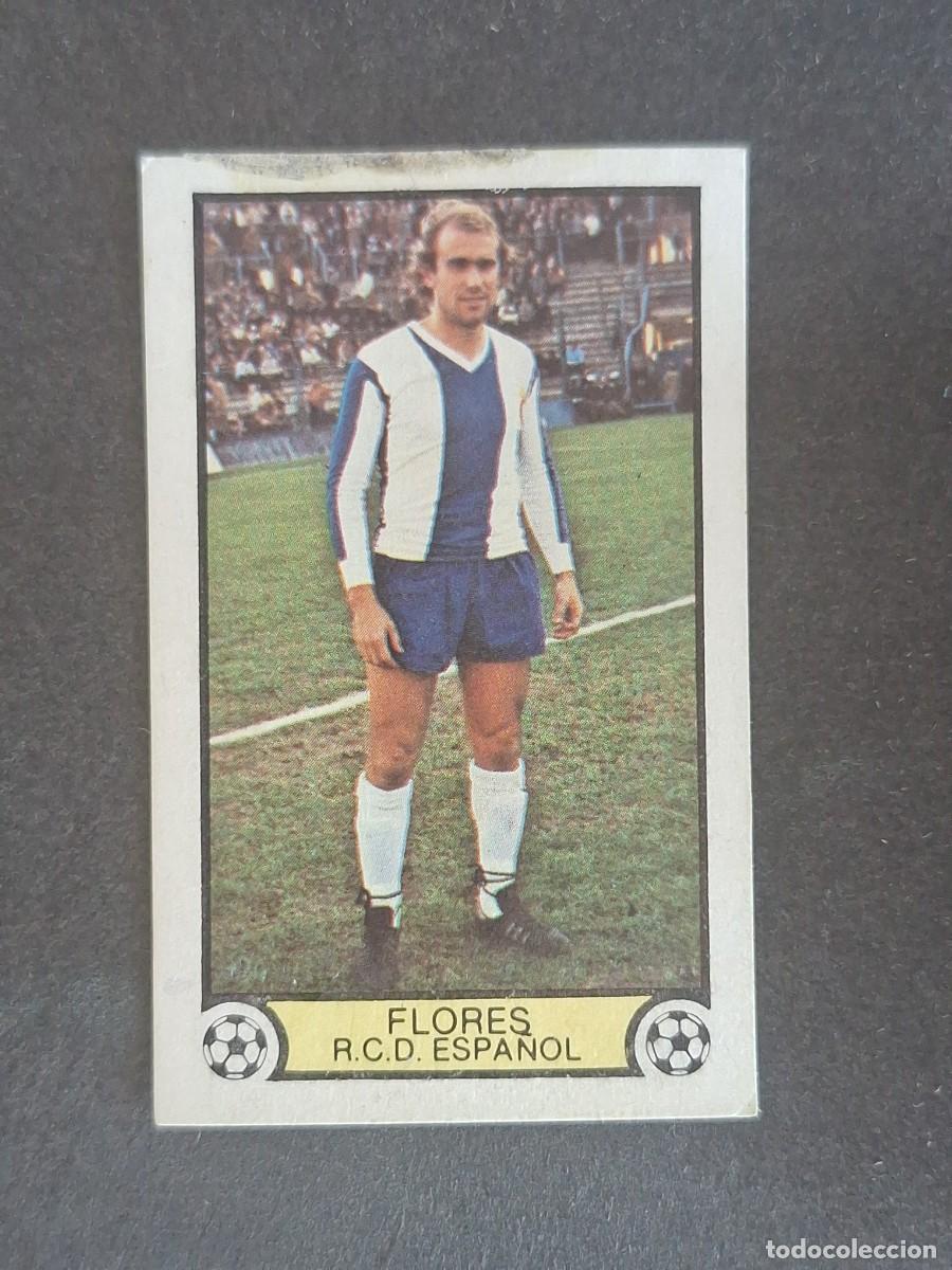 Cromos de f&uacute;tbol: L3 FLORES R. C. D. ESPA&Ntilde;OL LIGA ESTE 1979 1980 79 80 DESPEGADO RECUPERADO