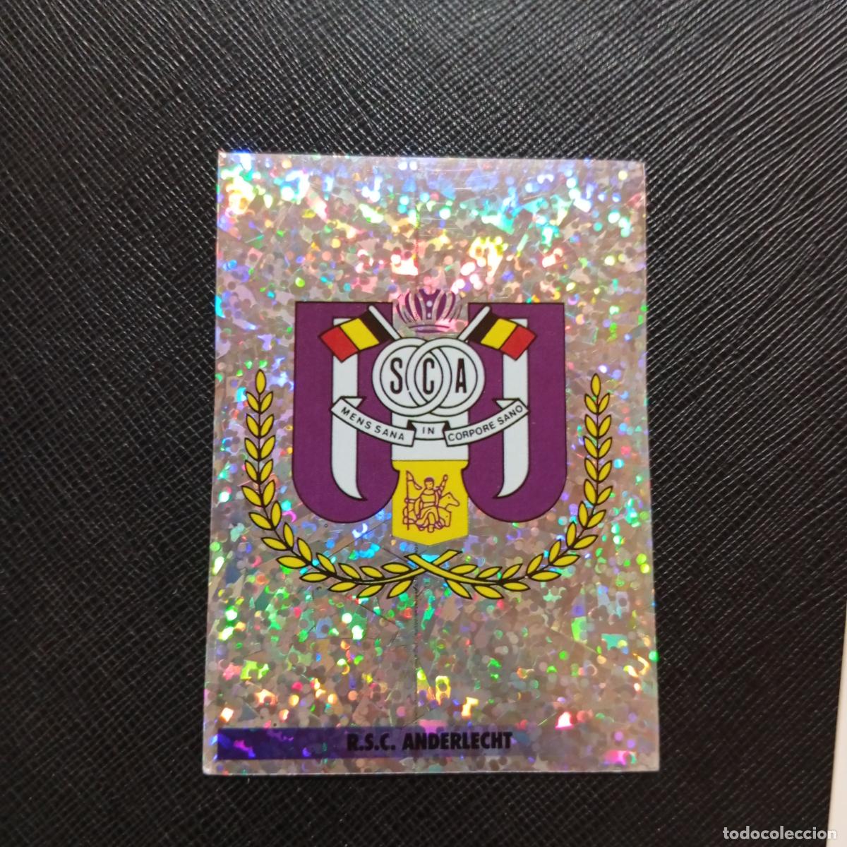 Cromos de f&uacute;tbol: 1 ESCUDO ANDERLECHT PANINI 1996 1997 LOS MEJORES EQUIPOS DE EUROPA 96 97 SIN PEGAR - A62 PG226 B