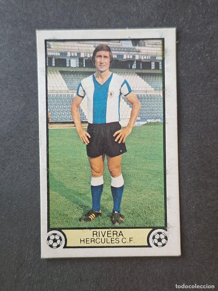 Cromos de f&uacute;tbol: L3 RIVERA HERCULES C. F. LIGA ESTE 1979 1980 79 80 DESPEGADO RECUPERADO
