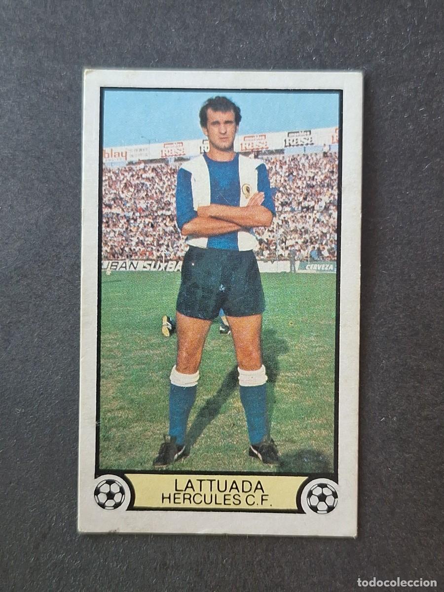 Cromos de f&uacute;tbol: L3 LATTUADA HERCULES C. F. LIGA ESTE 1979 1980 79 80 DESPEGADO RECUPERADO