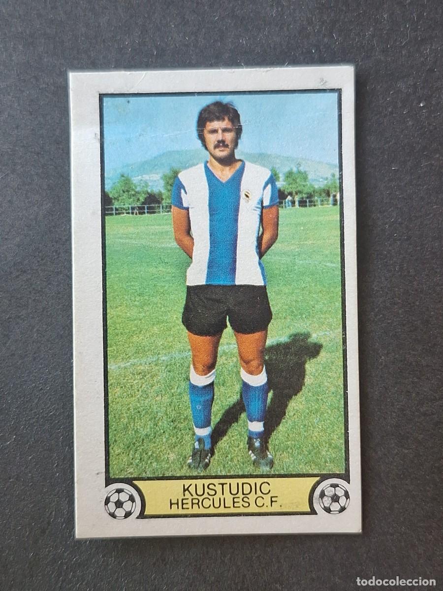 Cromos de f&uacute;tbol: L3 KUSTUDIC HERCULES C. F. LIGA ESTE 1979 1980 79 80 DESPEGADO RECUPERADO