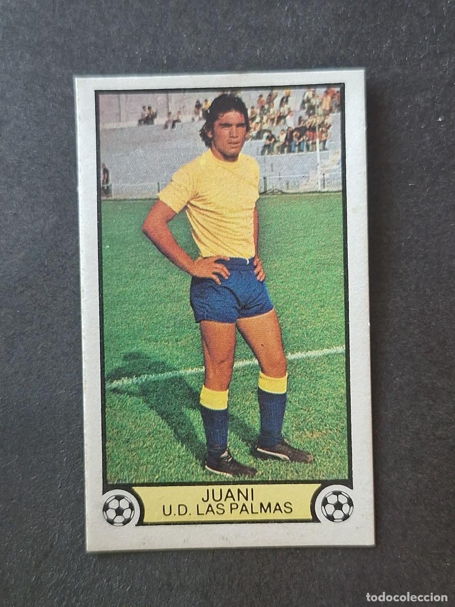 Cromos de f&uacute;tbol: L3 JUANI U. D. LAS PALMAS LIGA ESTE 1979 1980 79 80 DESPEGADO RECUPERADO
