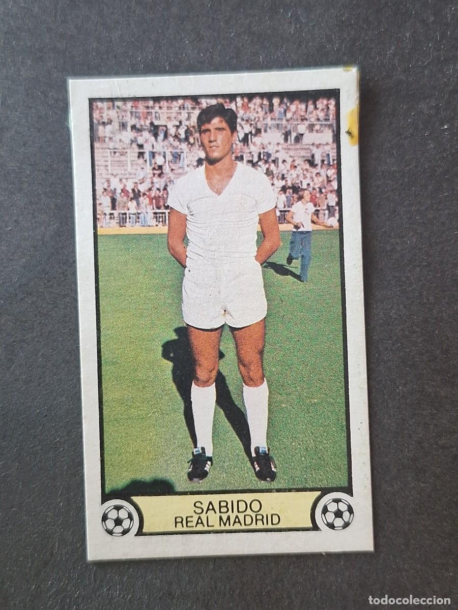 Cromos de f&uacute;tbol: L3 SABIDO REAL MADRID LIGA ESTE 1979 1980 79 80 DESPEGADO RECUPERADO