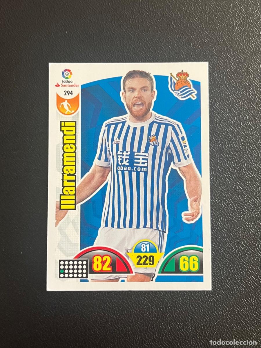 Cromos de f&uacute;tbol: 294 ILLARRAMENDI REAL SOCIEDAD ADRENALYN 2017 2018 CROMO PANINI LA LIGA 17 18