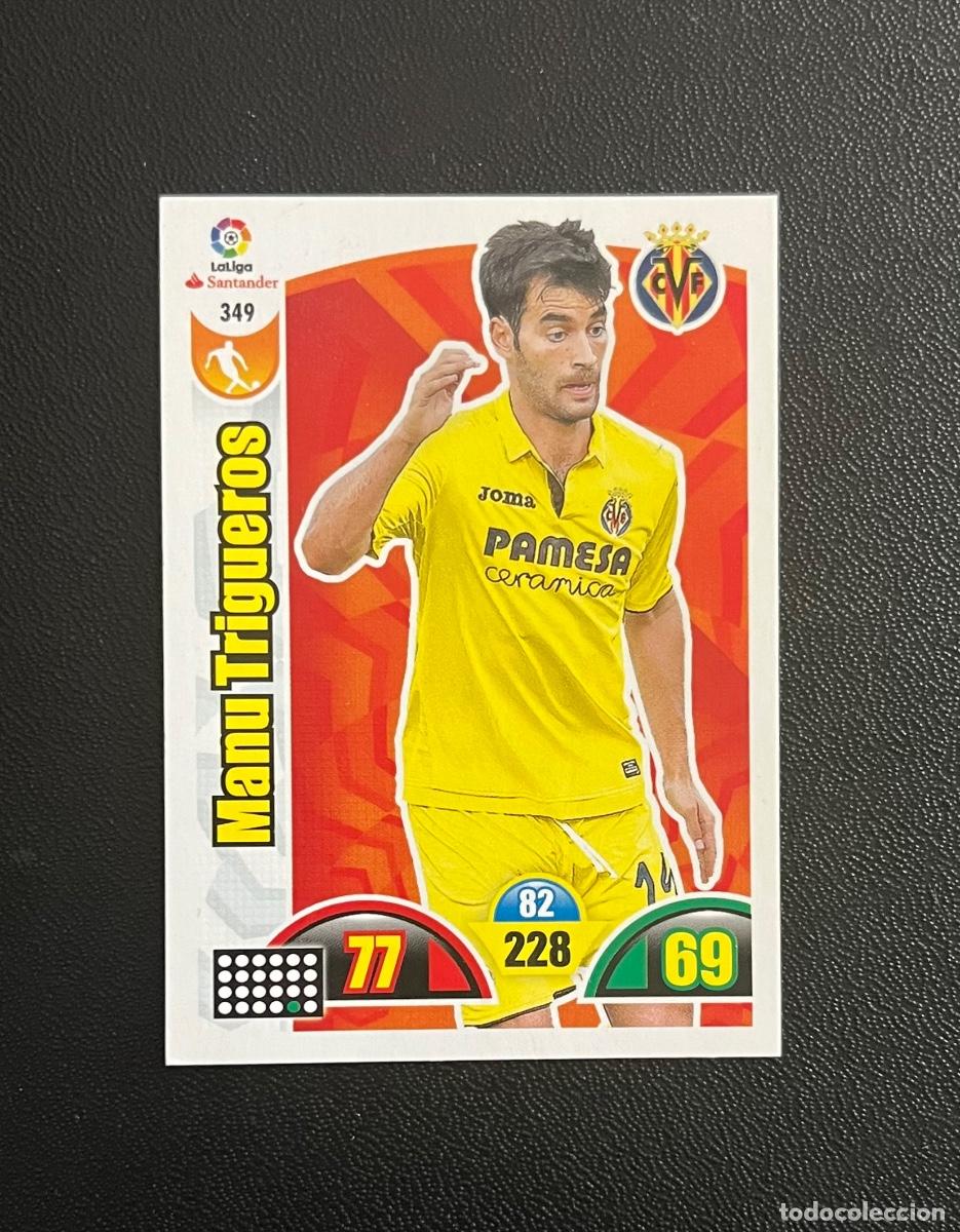 Cromos de f&uacute;tbol: 349 MANU TRIGUEROS VILLARREAL CF ADRENALYN 2017 2018 CROMO PANINI LA LIGA 17 18