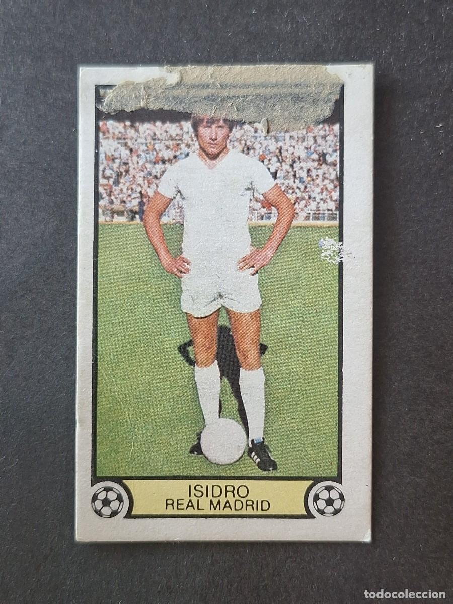 Cromos de f&uacute;tbol: L3 ISIDRO REAL MADRID LIGA ESTE 1979 1980 79 80 DESPEGADO RECUPERADO
