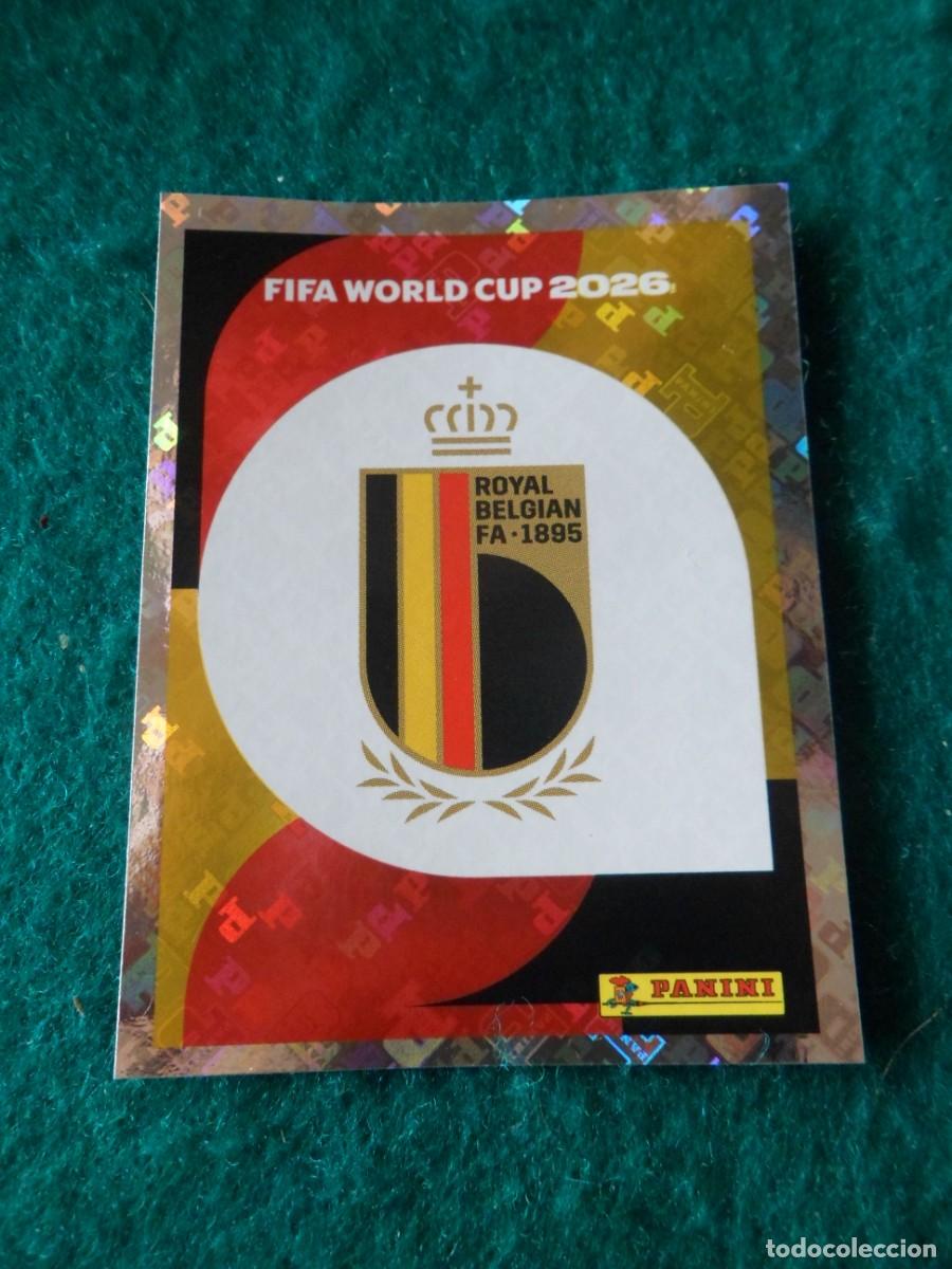 Cromos de f&uacute;tbol: CROMO FIFA WORLD CUP 2026. PANINI. LOGO B&Eacute;LGICA. BEL 1