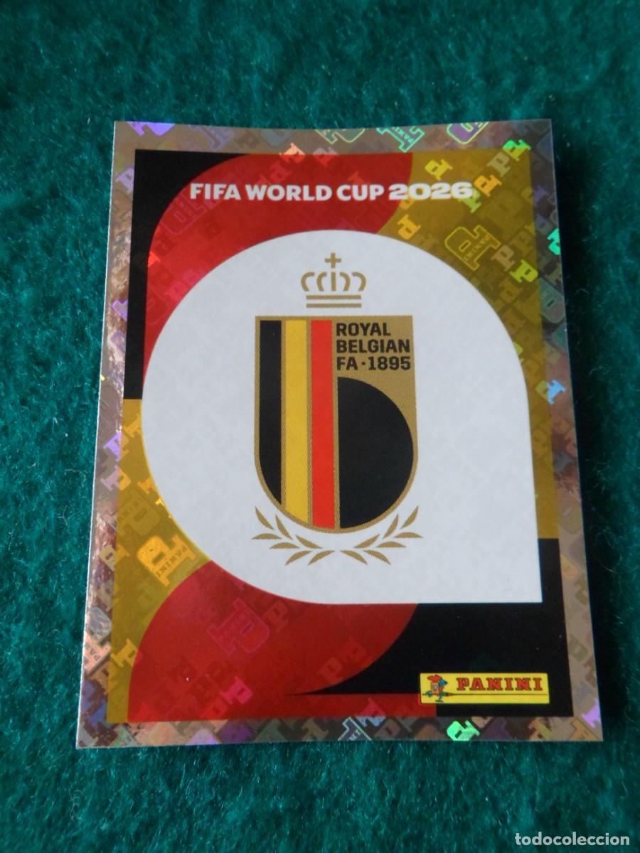 Cromos de f&uacute;tbol: CROMO FIFA WORLD CUP 2026. PANINI. LOGO B&Eacute;LGICA. BEL 1