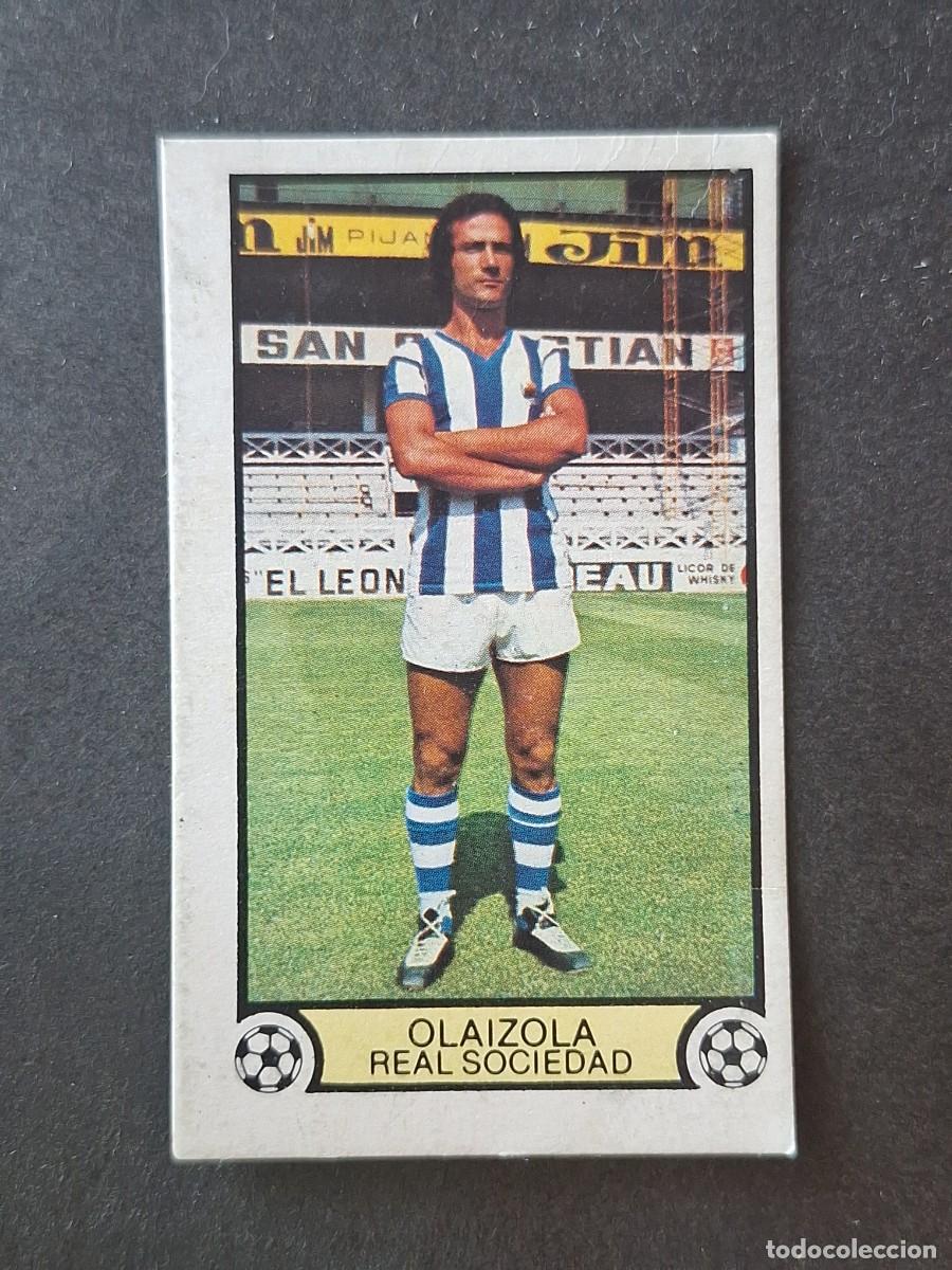 Cromos de f&uacute;tbol: L3 OLAIZOLA REAL SOCIEDAD LIGA ESTE 1979 1980 79 80 DESPEGADO RECUPERADO