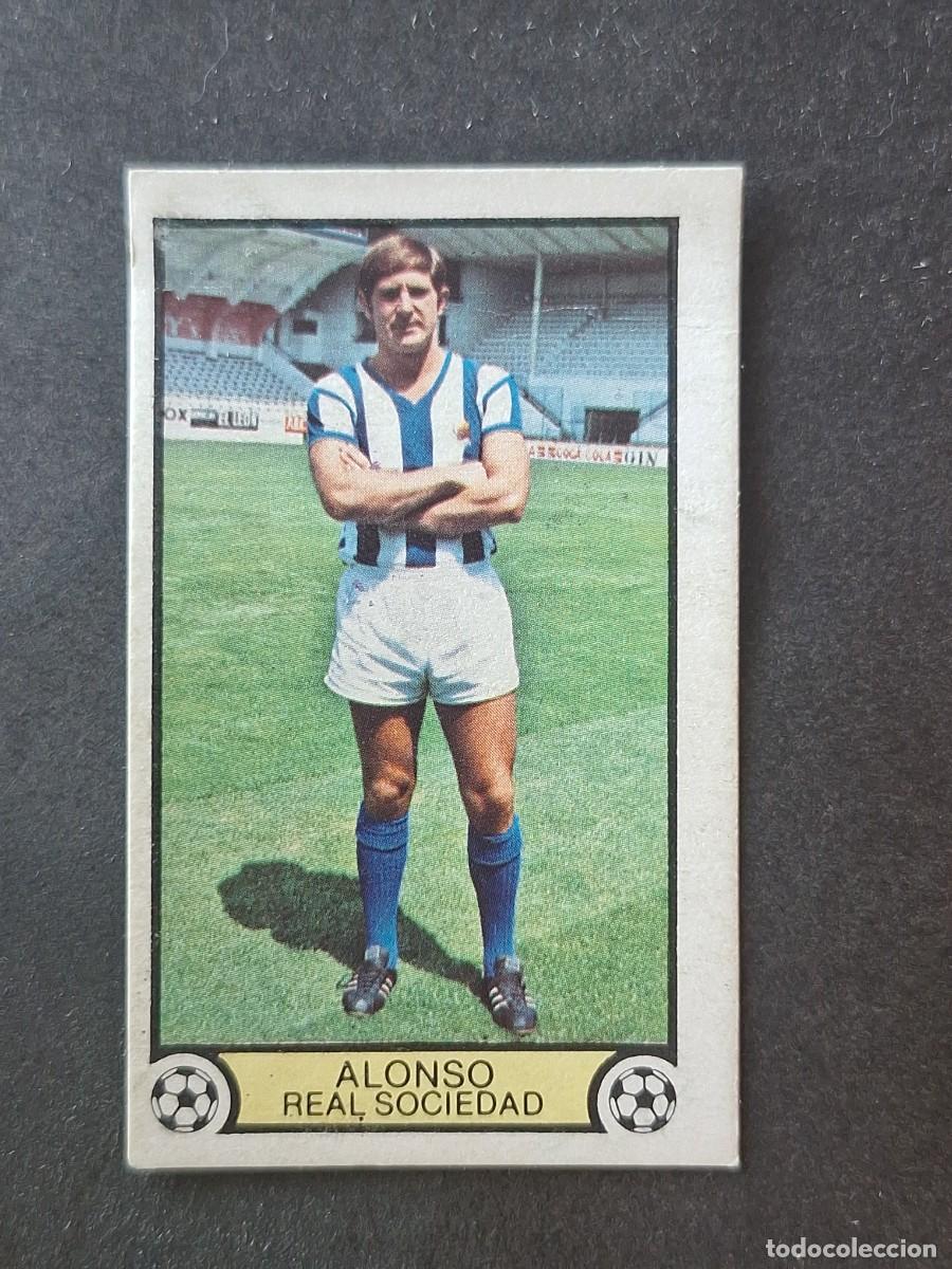 Cromos de f&uacute;tbol: L3 ALONSO REAL SOCIEDAD LIGA ESTE 1979 1980 79 80 DESPEGADO RECUPERADO