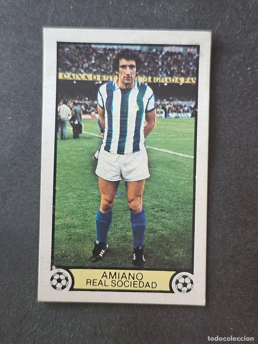 Cromos de f&uacute;tbol: L3 AMIANO REAL SOCIEDAD LIGA ESTE 1979 1980 79 80 DESPEGADO RECUPERADO