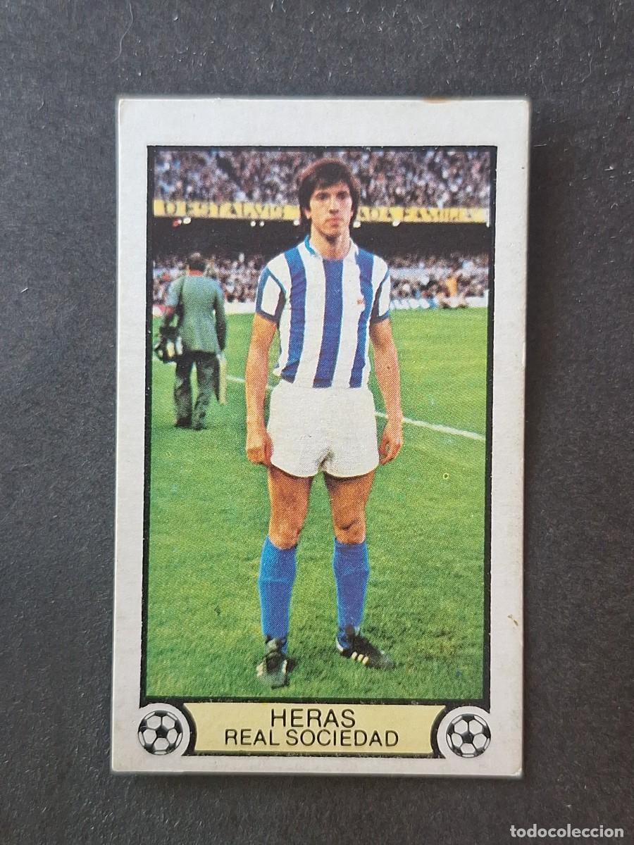 Cromos de f&uacute;tbol: L3 HERAS REAL SOCIEDAD LIGA ESTE 1979 1980 79 80 DESPEGADO RECUPERADO