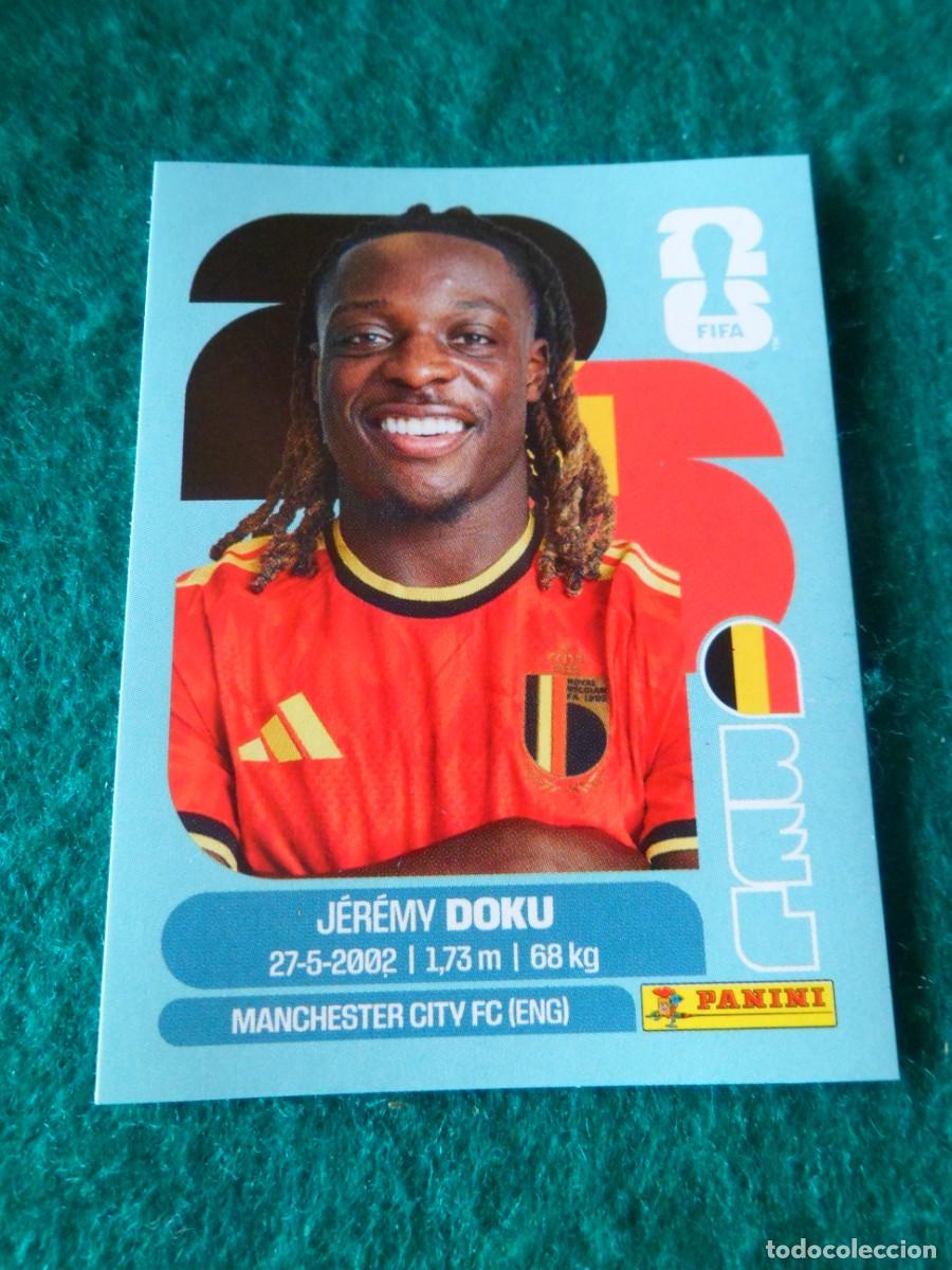 Cromos de f&uacute;tbol: CROMO FIFA WORLD CUP 2026. PANINI. JEREMY DOKU. BEL 16