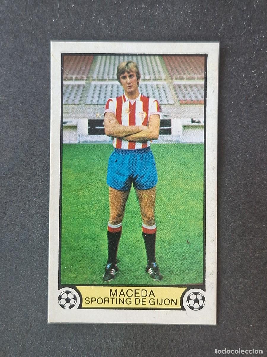 Cromos de f&uacute;tbol: L3 MACEDA SPORTING DE GIJON LIGA ESTE 1979 1980 79 80 DESPEGADO RECUPERADO