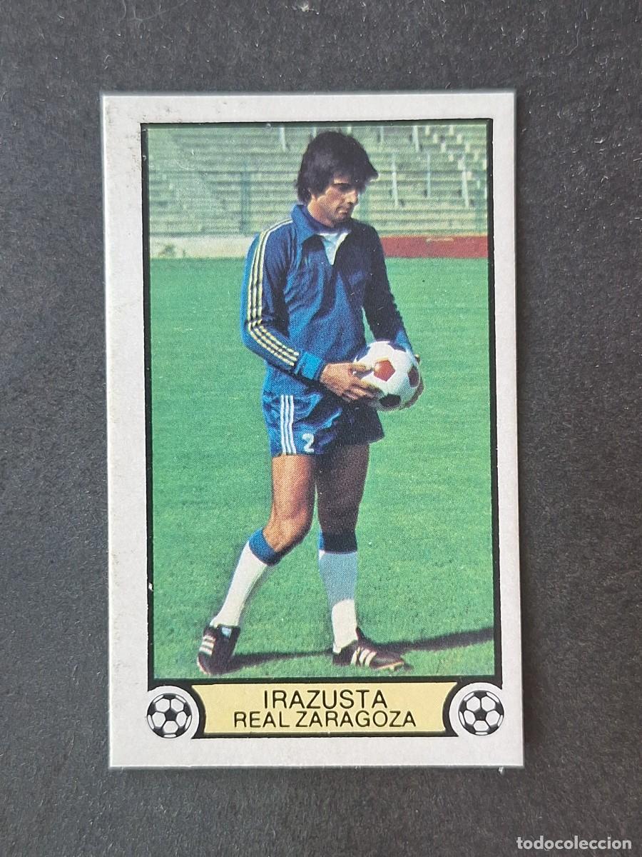 Cromos de f&uacute;tbol: L3 IRAZUSTA REAL ZARAGOZA LIGA ESTE 1979 1980 79 80 DESPEGADO RECUPERADO