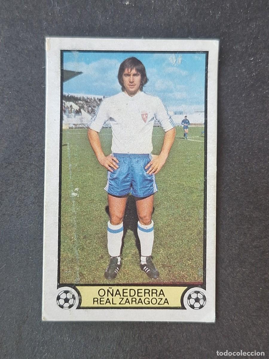 Cromos de f&uacute;tbol: L3 O&Ntilde;AEDERRA REAL ZARAGOZA LIGA ESTE 1979 1980 79 80 DESPEGADO RECUPERADO