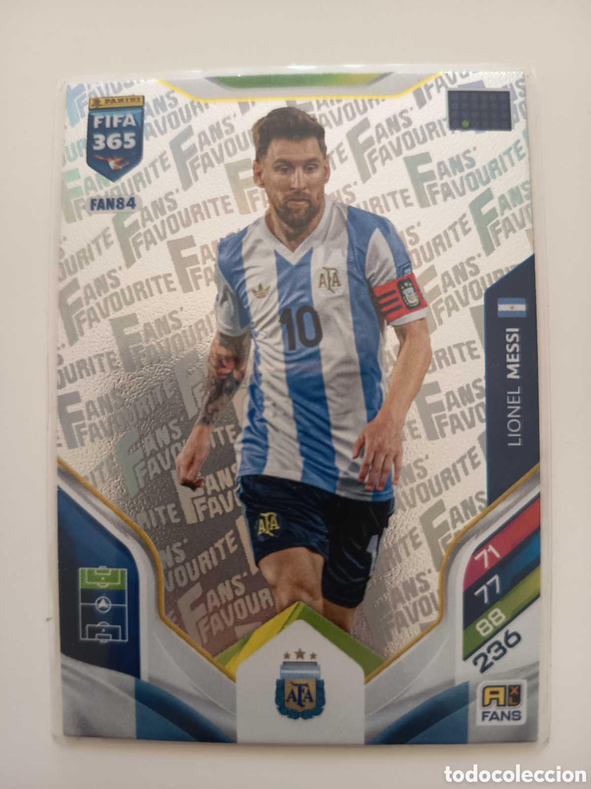 Cromos de f&uacute;tbol: FAN84 Lionel Messi Fans Favourite Adrenalyn fifa 365 2025-2026