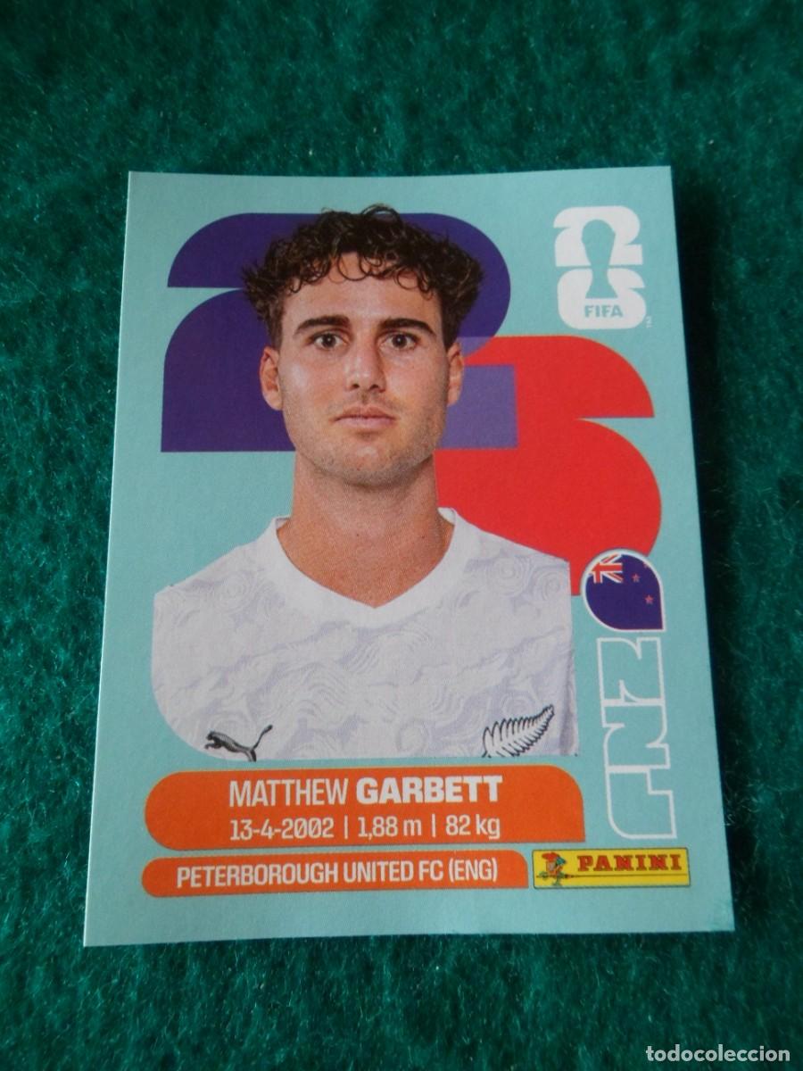 Cromos de f&uacute;tbol: CROMO FIFA WORLD CUP 2026. PANINI. MATTHEW GARBETT. NZL 14